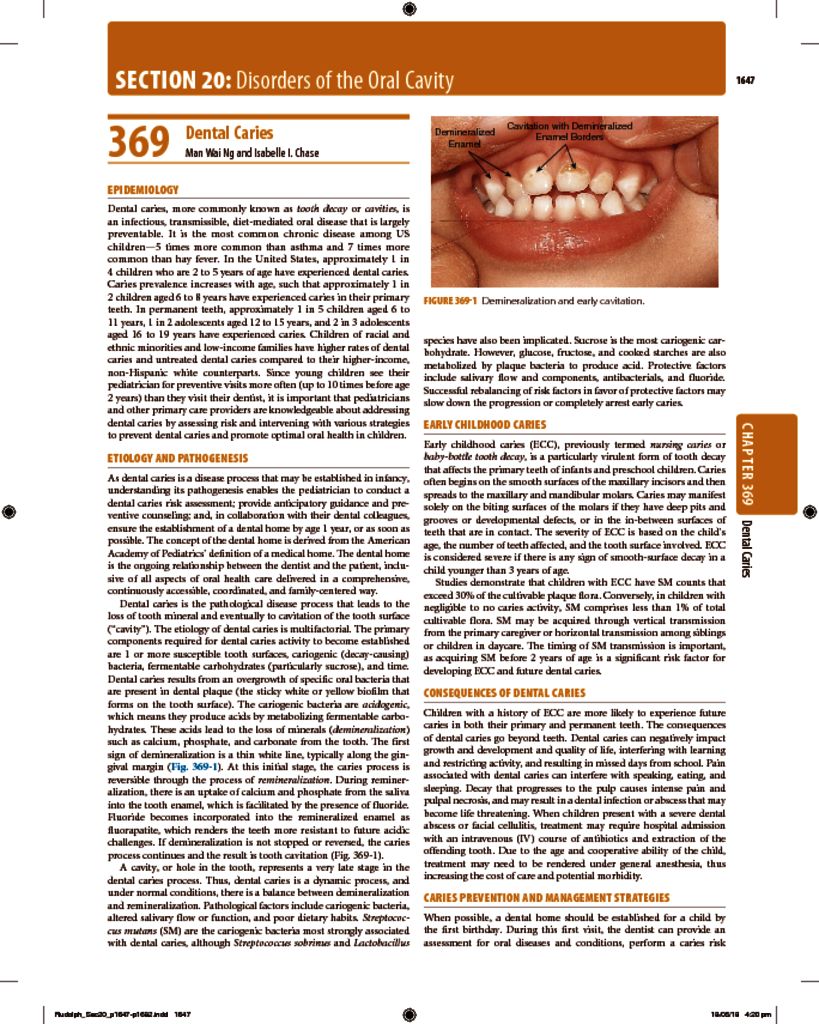 thumbnail of Rudolph’s Pediatrics – Management of the Developing Dentition and Occlusion Rudolph